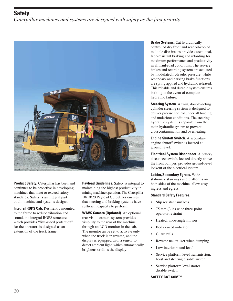 Safety | Milton CAT 772 User Manual | Page 20 / 32