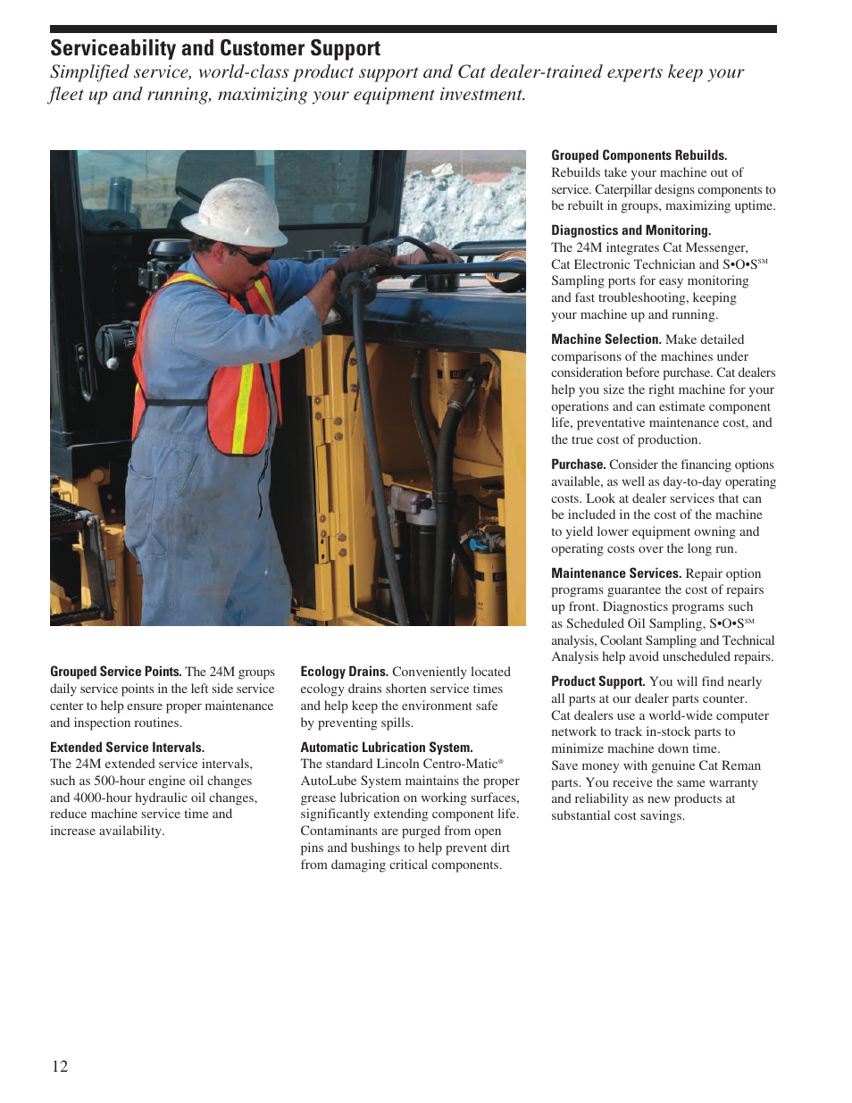 Serviceability and customer support | Milton CAT 24M User Manual | Page 12 / 20