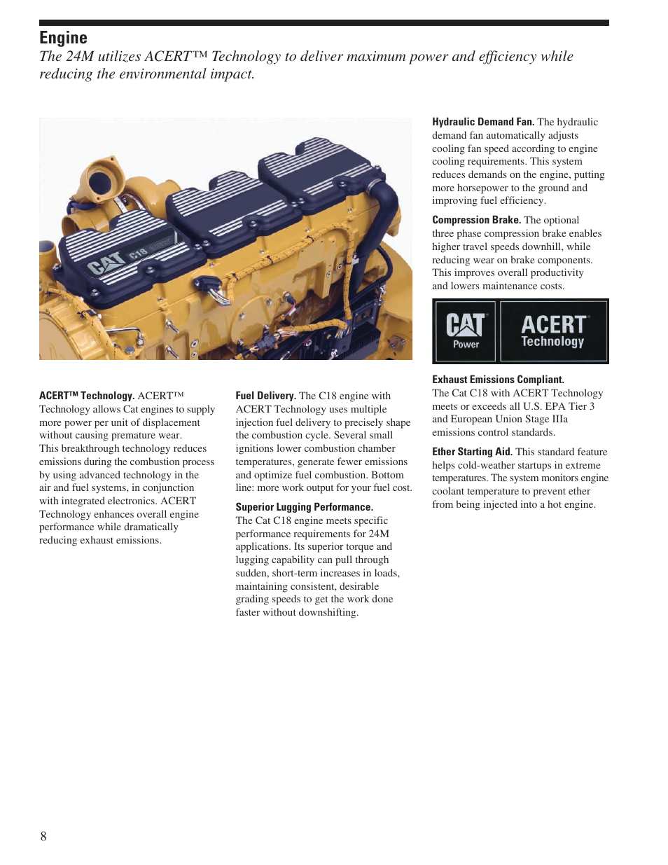 Engine | Milton CAT 24M User Manual | Page 8 / 20