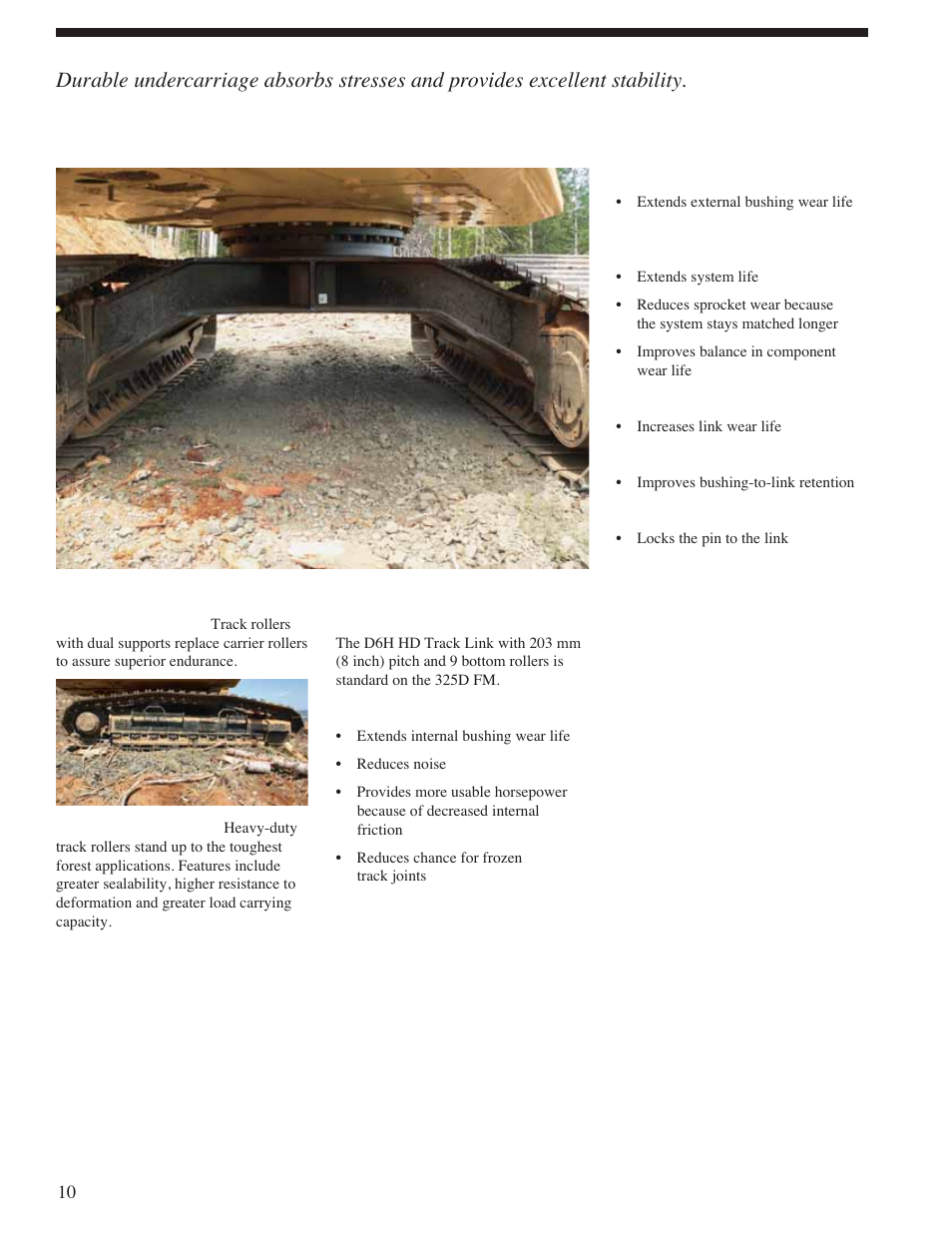 Undercarriage | Milton CAT 325D FM User Manual | Page 10 / 24