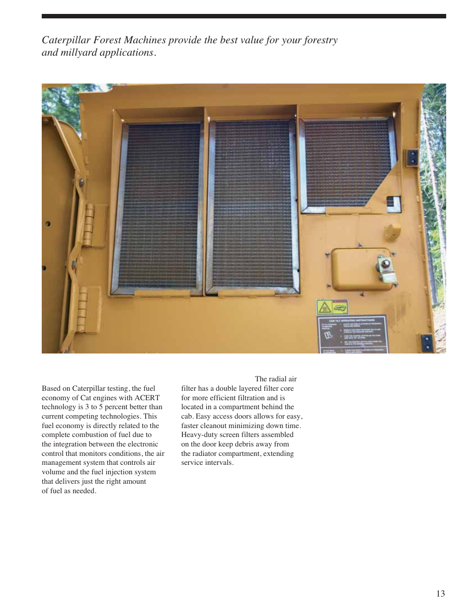 Owning and operating costs | Milton CAT 325D FM User Manual | Page 13 / 24