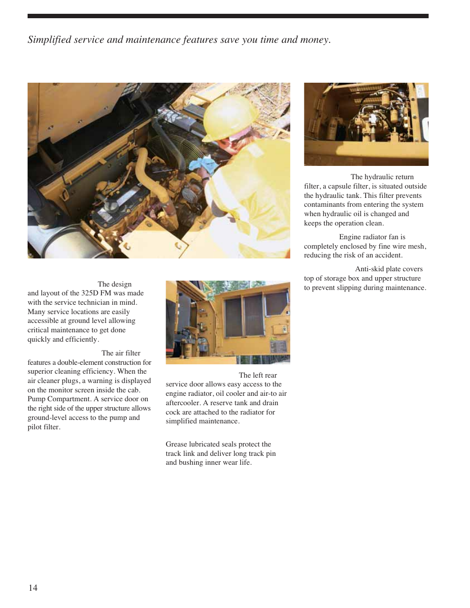 Serviceability | Milton CAT 325D FM User Manual | Page 14 / 24