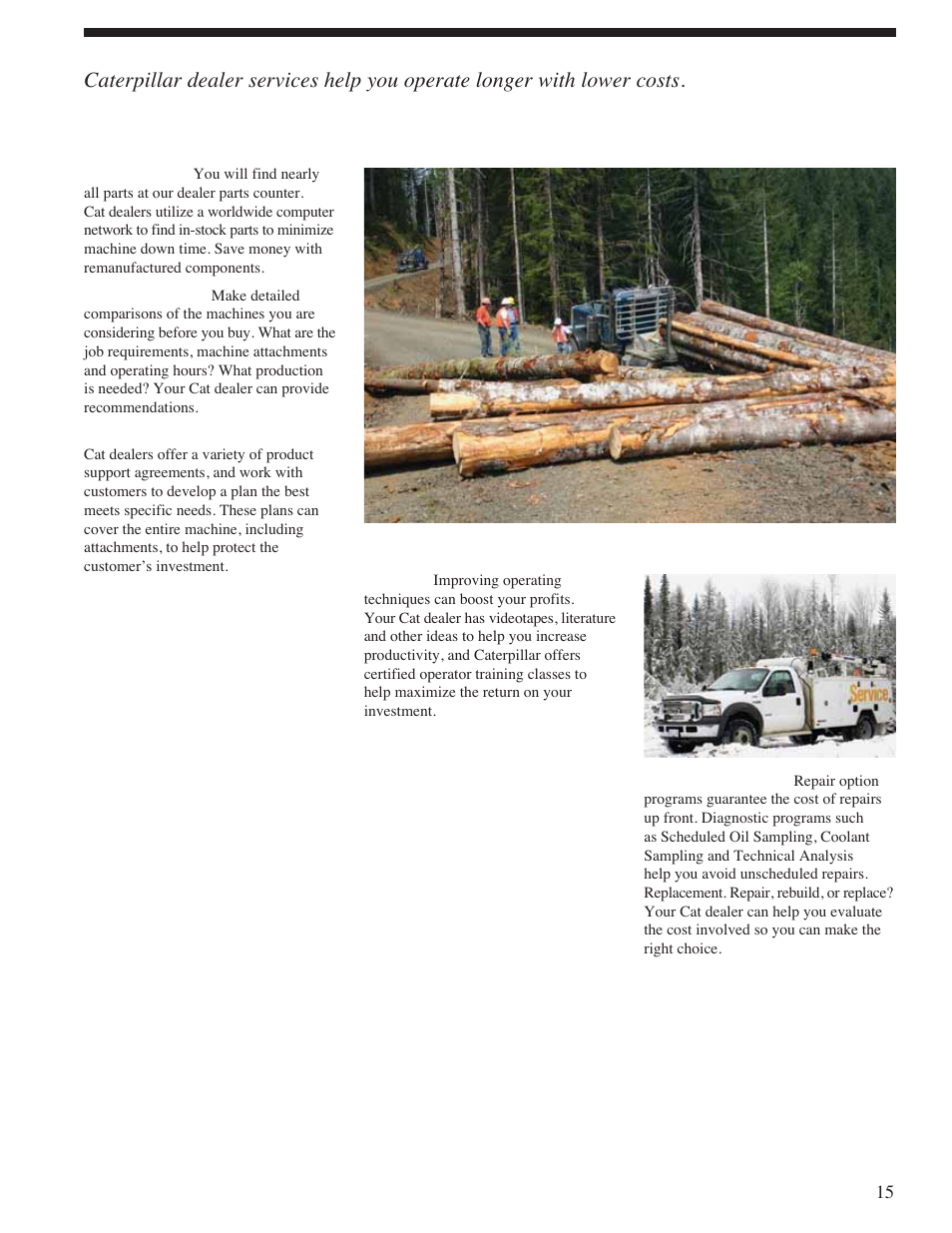 Customer focus | Milton CAT 325D FM User Manual | Page 15 / 24