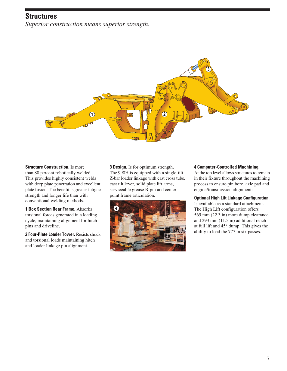Structures, Superior construction means superior strength | Milton CAT 990H User Manual | Page 7 / 28