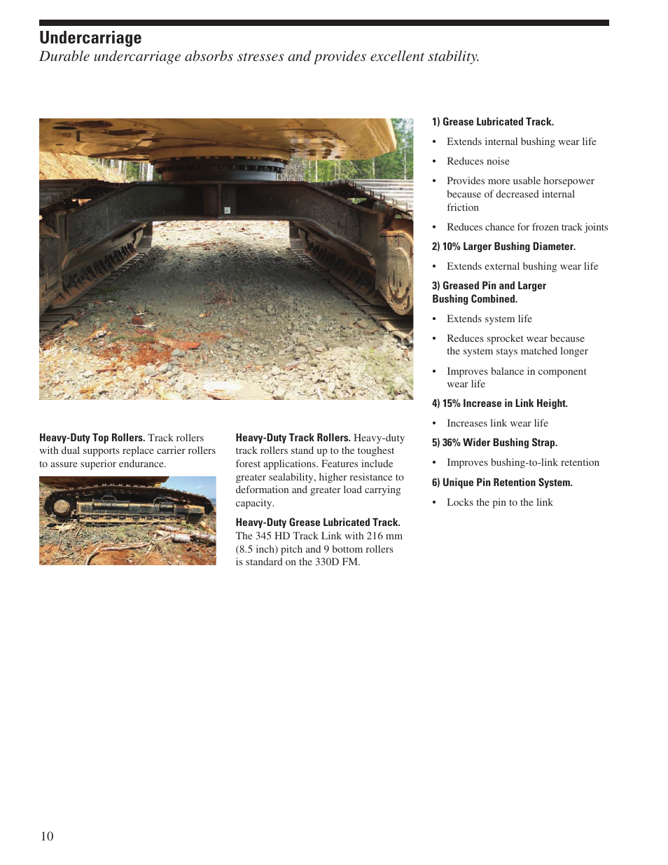 Undercarriage | Milton CAT 330D FM User Manual | Page 10 / 24