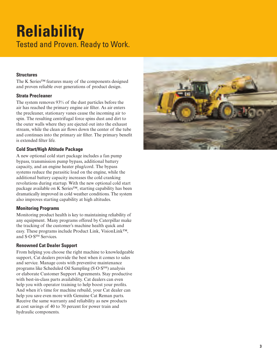 Reliability, Tested and proven. ready to work | Milton CAT 980K User Manual | Page 3 / 24