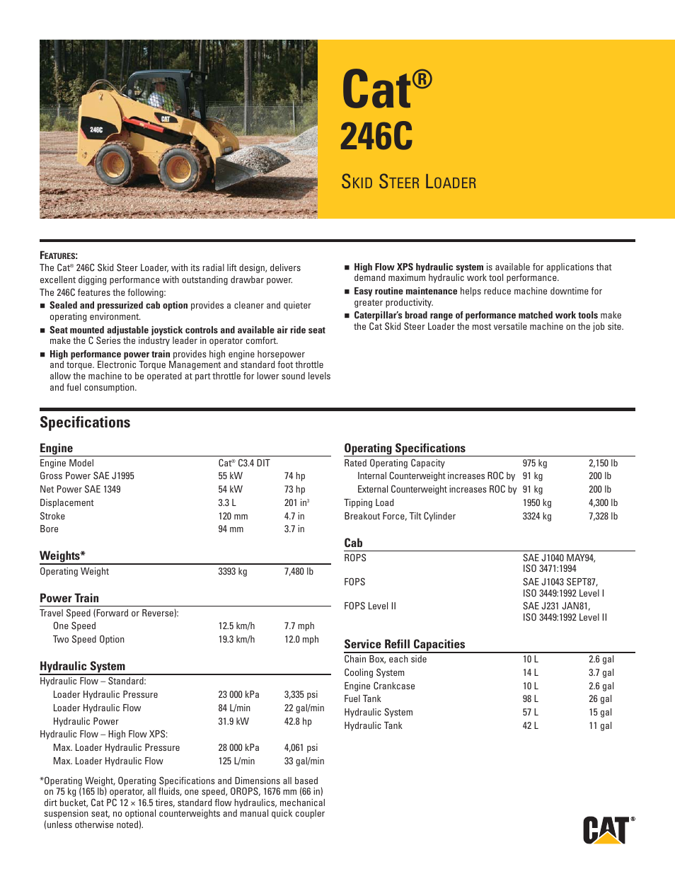 Milton CAT 246C User Manual | 2 pages