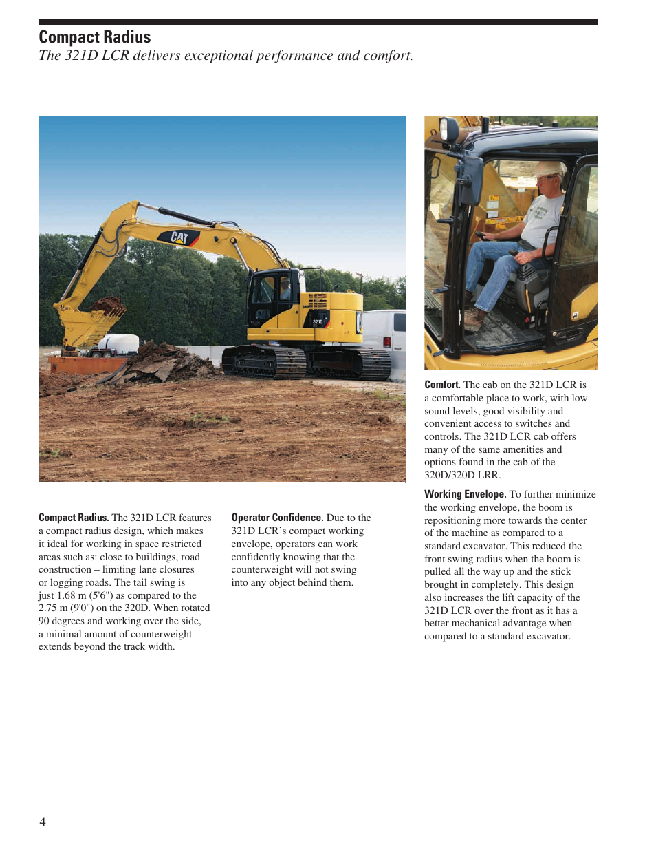 Compact radius | Milton CAT 321 D LCR User Manual | Page 4 / 28