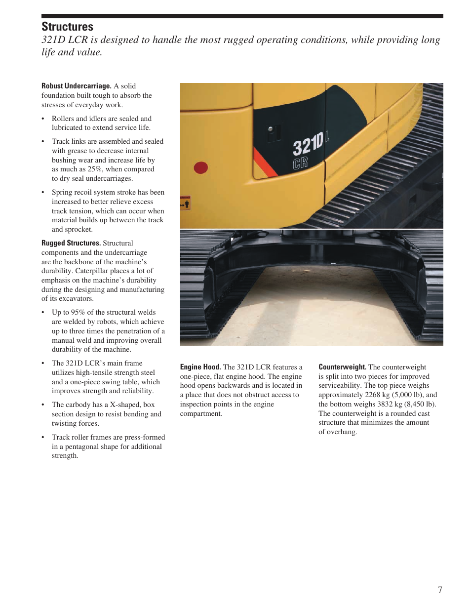 Structures | Milton CAT 321 D LCR User Manual | Page 7 / 28