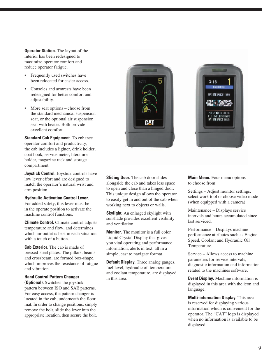 Milton CAT 321 D LCR User Manual | Page 9 / 28