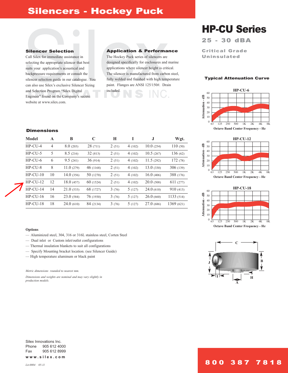 Milton CAT C32 Pancake Silence User Manual | 1 page