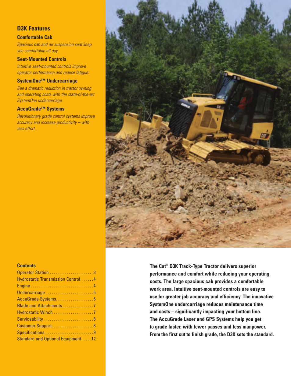 D3k features | Milton CAT D3K User Manual | Page 2 / 16