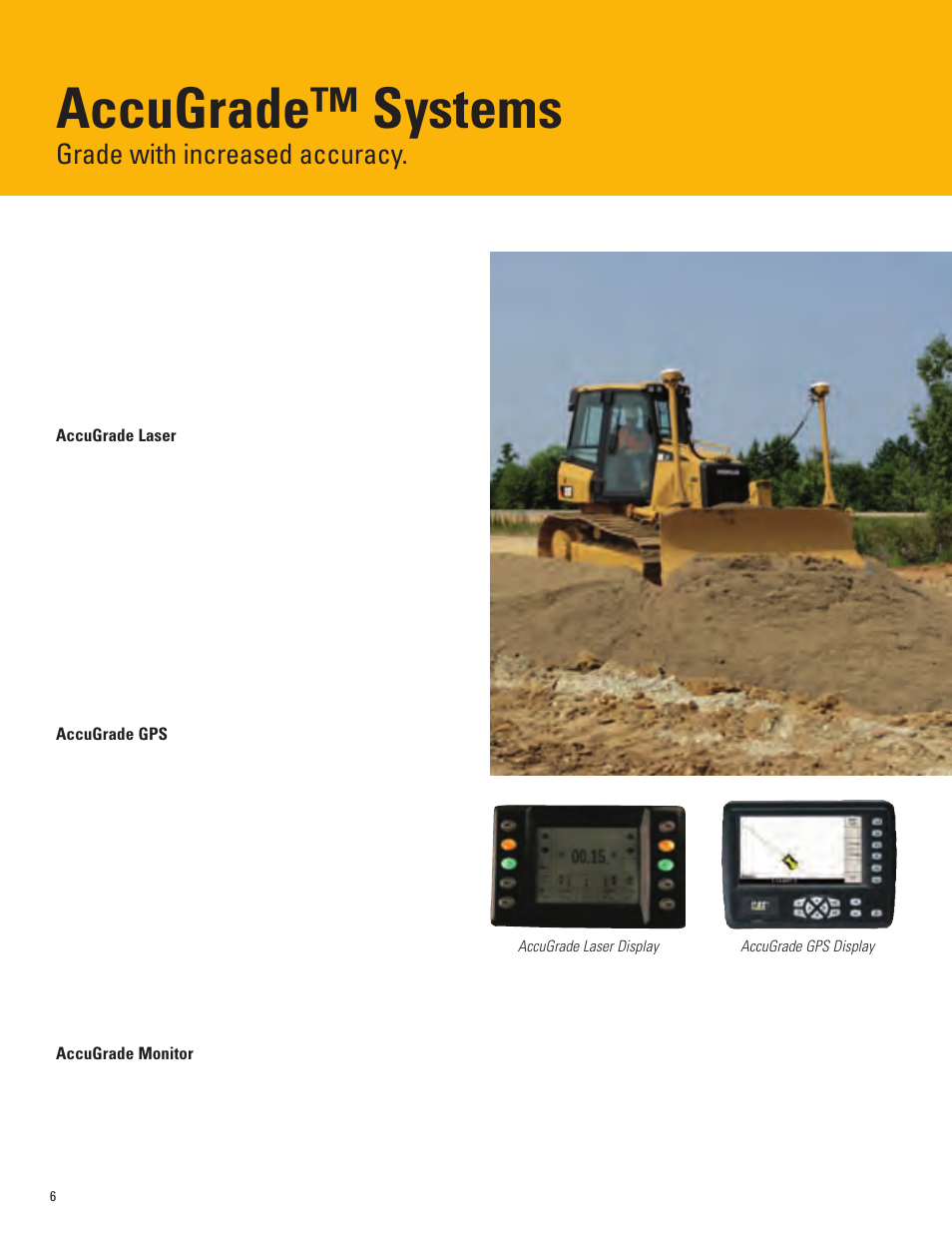 Accugrade™ systems, Grade with increased accuracy | Milton CAT D3K User Manual | Page 6 / 16