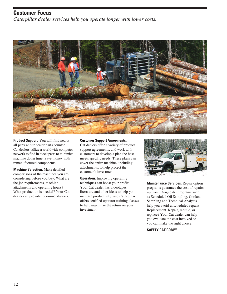 Customer focus | Milton CAT 320D FM User Manual | Page 12 / 20