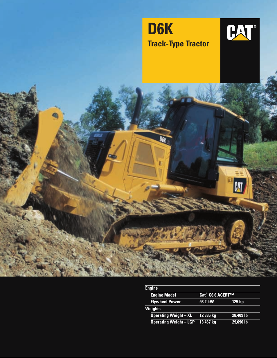 Milton CAT D6K User Manual | 20 pages