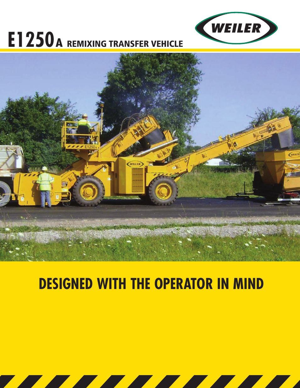 Milton CAT Weiler E1250A User Manual | 4 pages