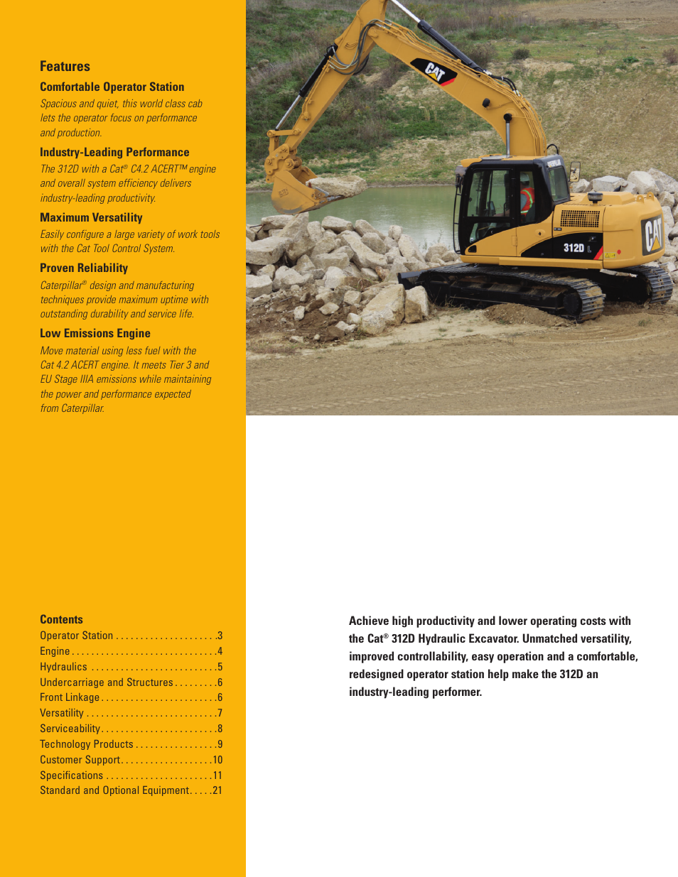 Milton CAT 312D L User Manual | Page 2 / 24