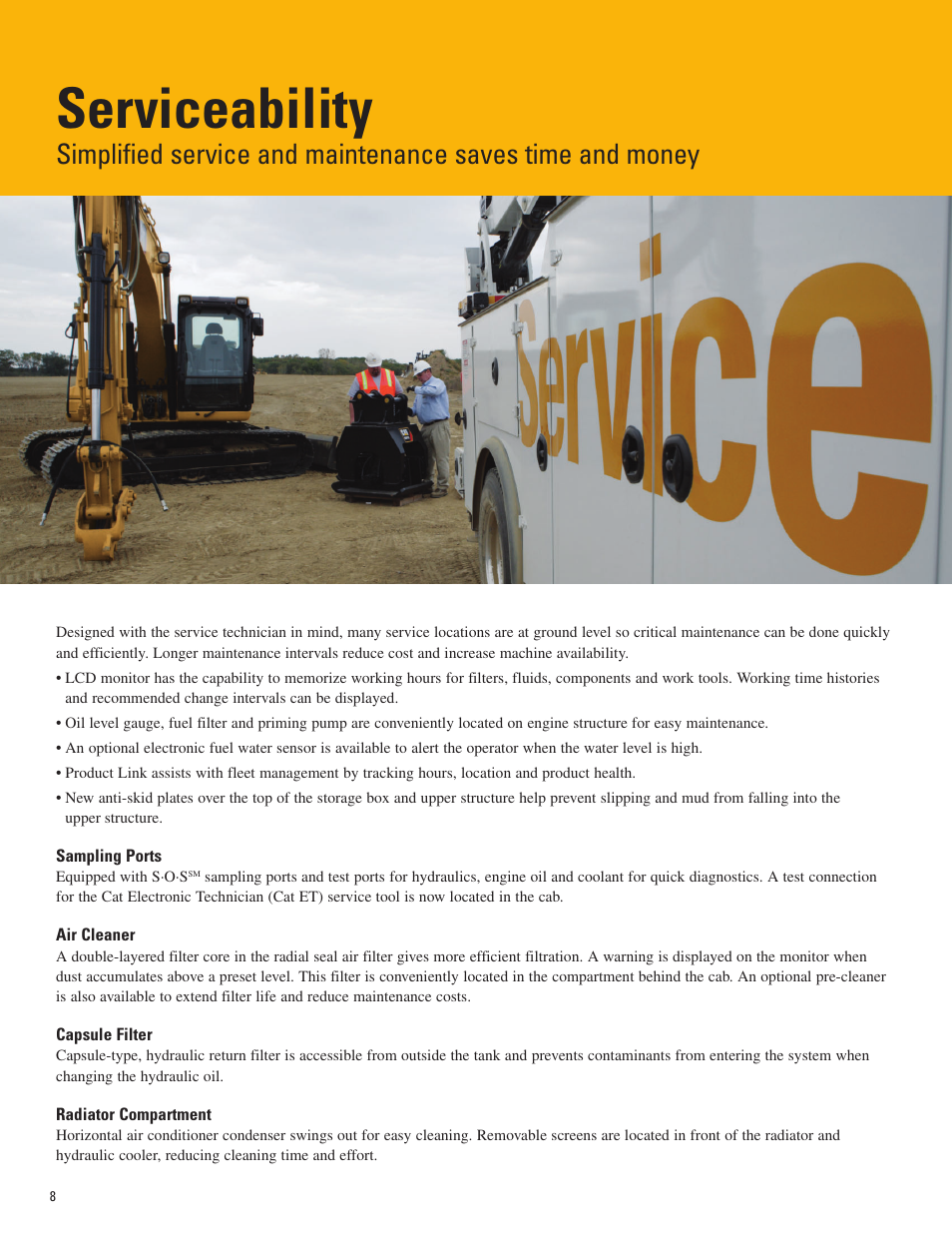 Serviceability | Milton CAT 312D L User Manual | Page 8 / 24