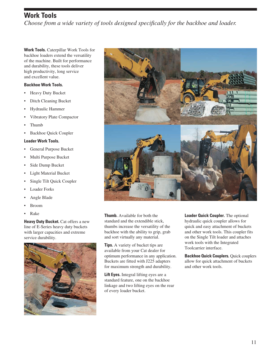 Work tools | Milton CAT 450E User Manual | Page 11 / 24
