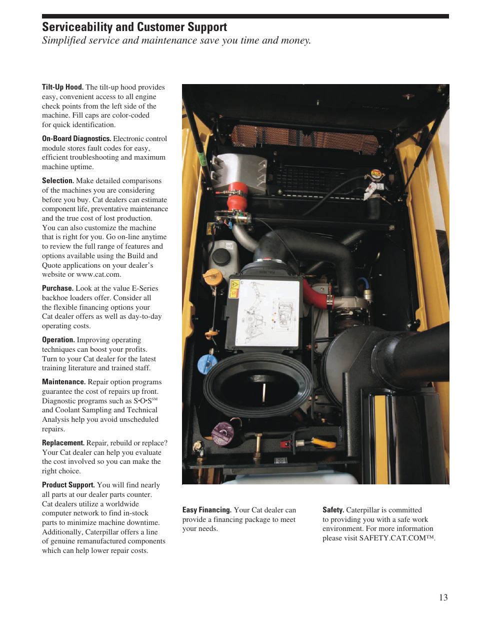 Serviceability and customer support | Milton CAT 450E User Manual | Page 13 / 24