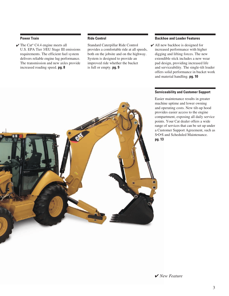 New feature 3 | Milton CAT 450E User Manual | Page 3 / 24