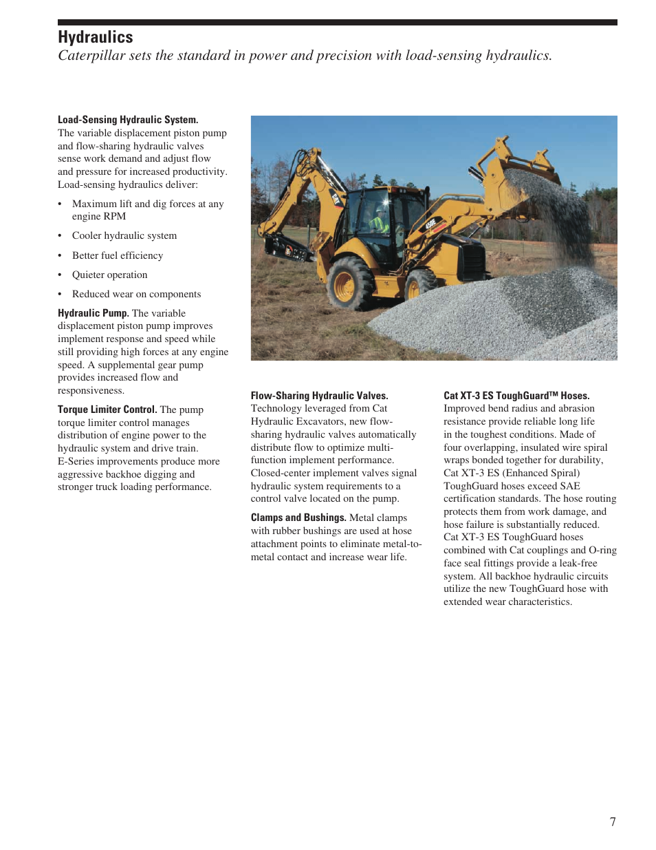 Hydraulics | Milton CAT 450E User Manual | Page 7 / 24