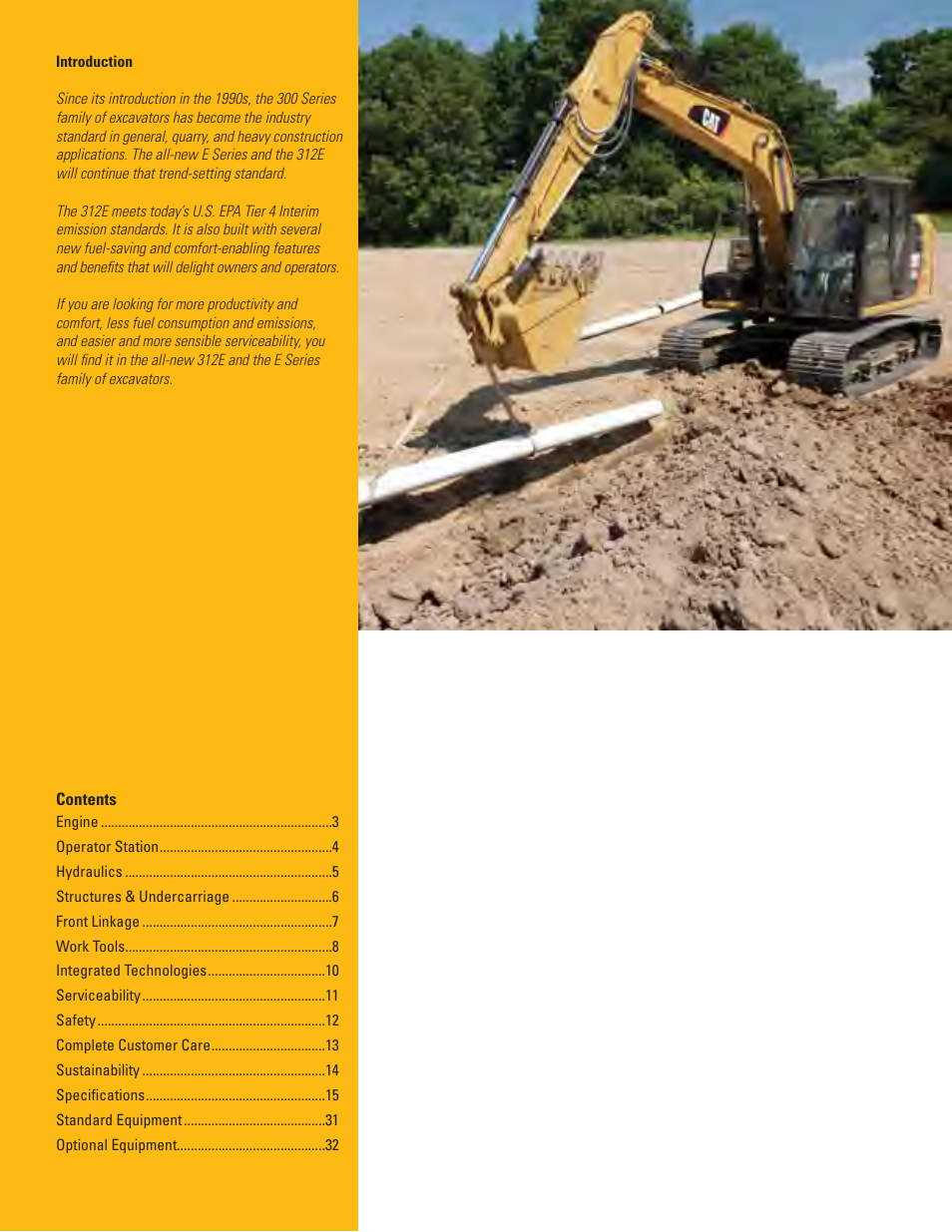 Milton CAT 312E User Manual | Page 2 / 36