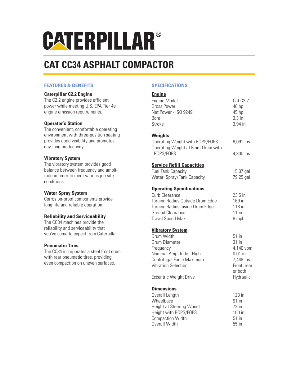 Milton CAT CC34 User Manual | 1 page