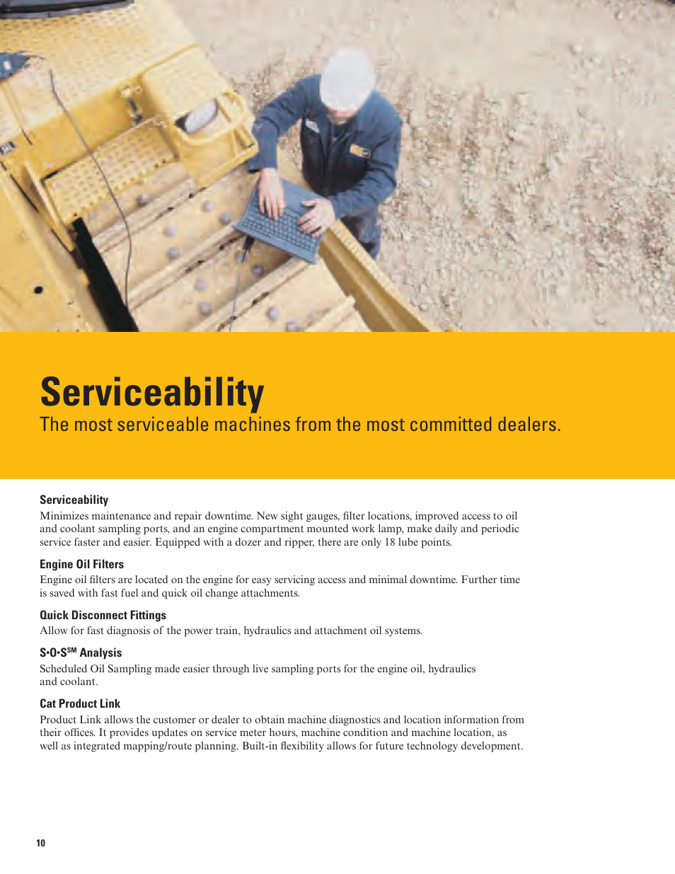 Serviceability | Milton CAT D10T User Manual | Page 10 / 20