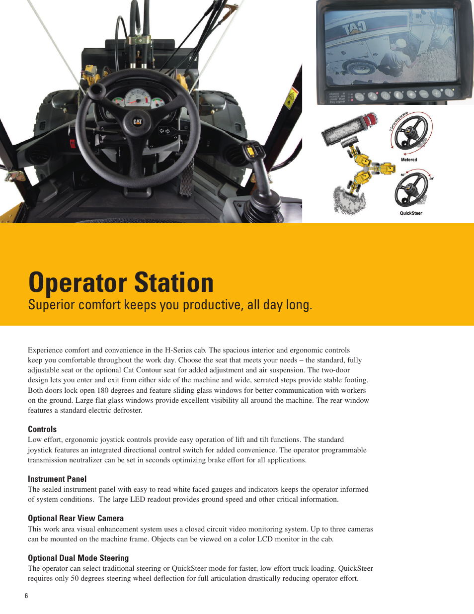 Operator station | Milton CAT 930H User Manual | Page 6 / 20