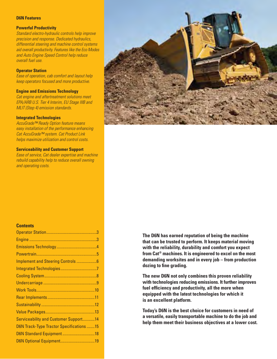 Milton CAT D6N Tier 4 Interim-Stage IIIB User Manual | Page 2 / 20