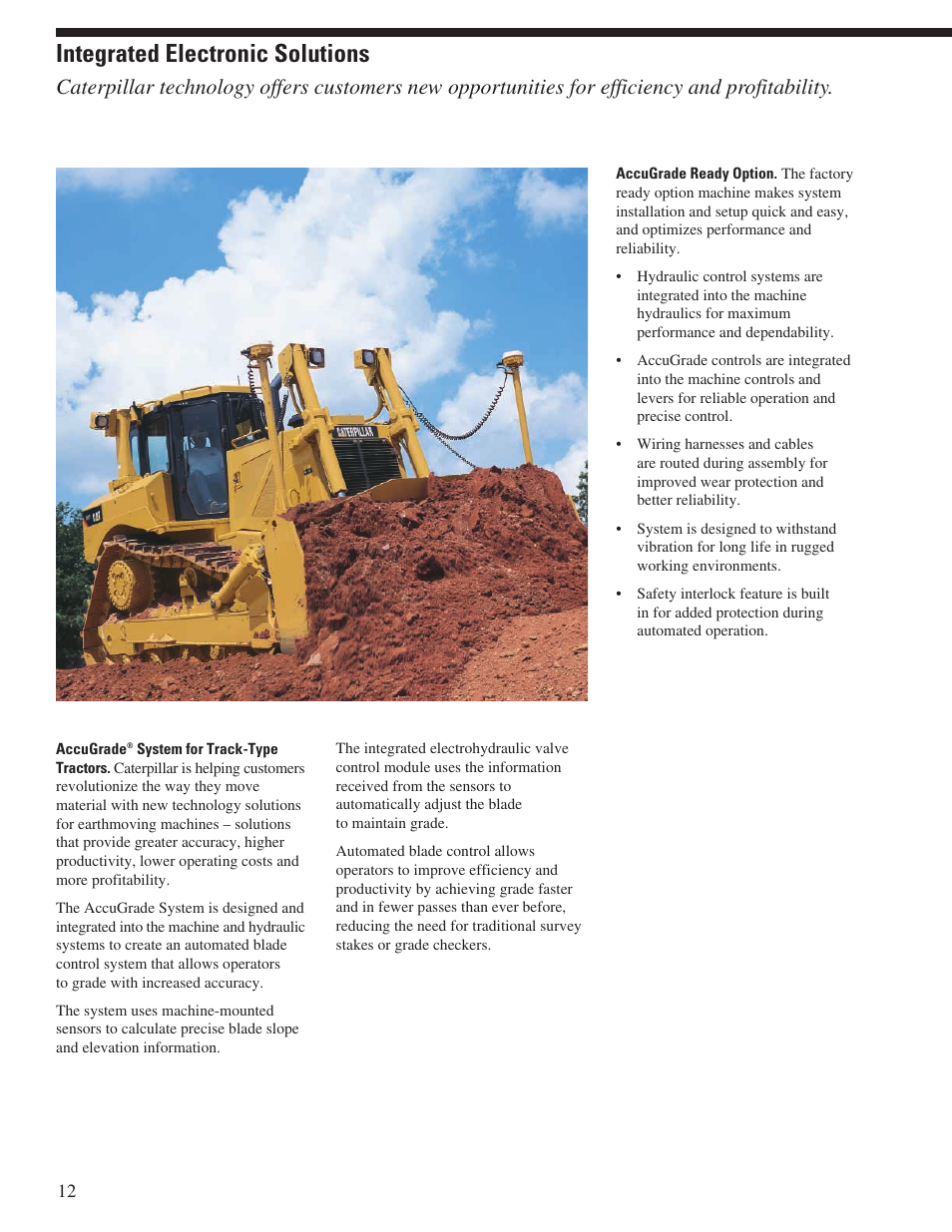 Integrated electronic solutions | Milton CAT D8T User Manual | Page 12 / 24