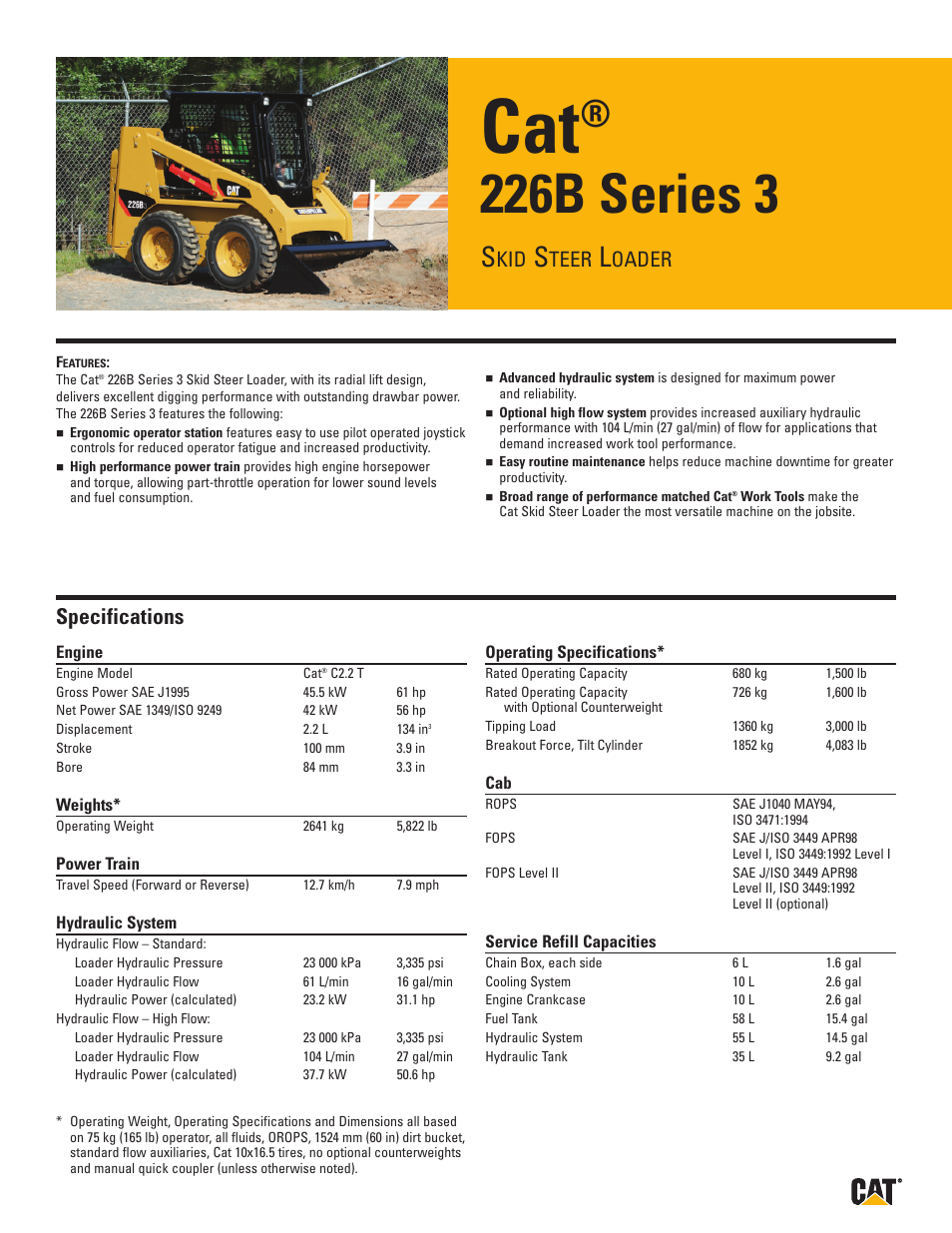 Milton CAT 226B Series 3 User Manual | 2 pages