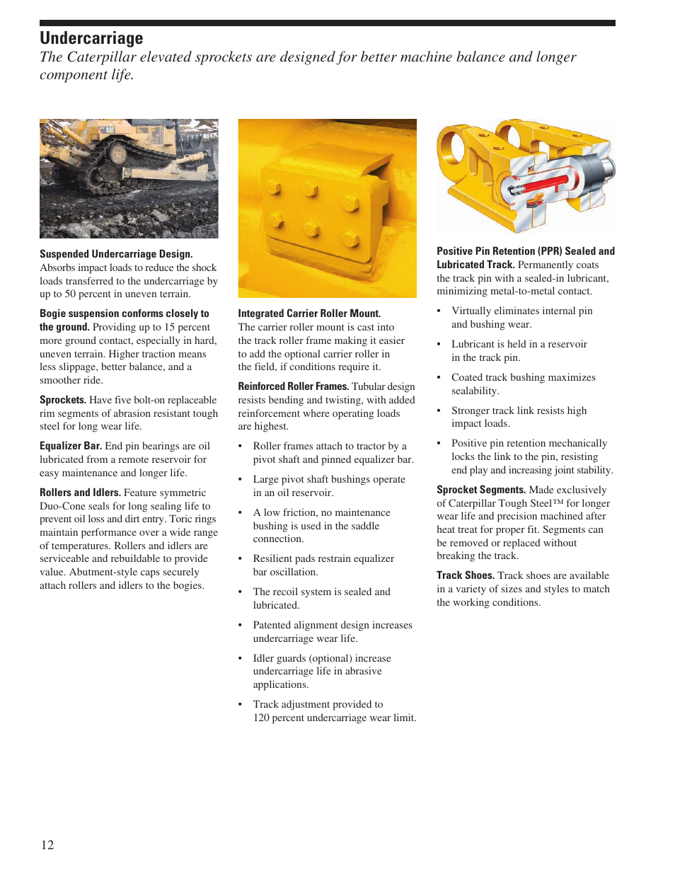 Undercarriage | Milton CAT D11T CD User Manual | Page 12 / 28