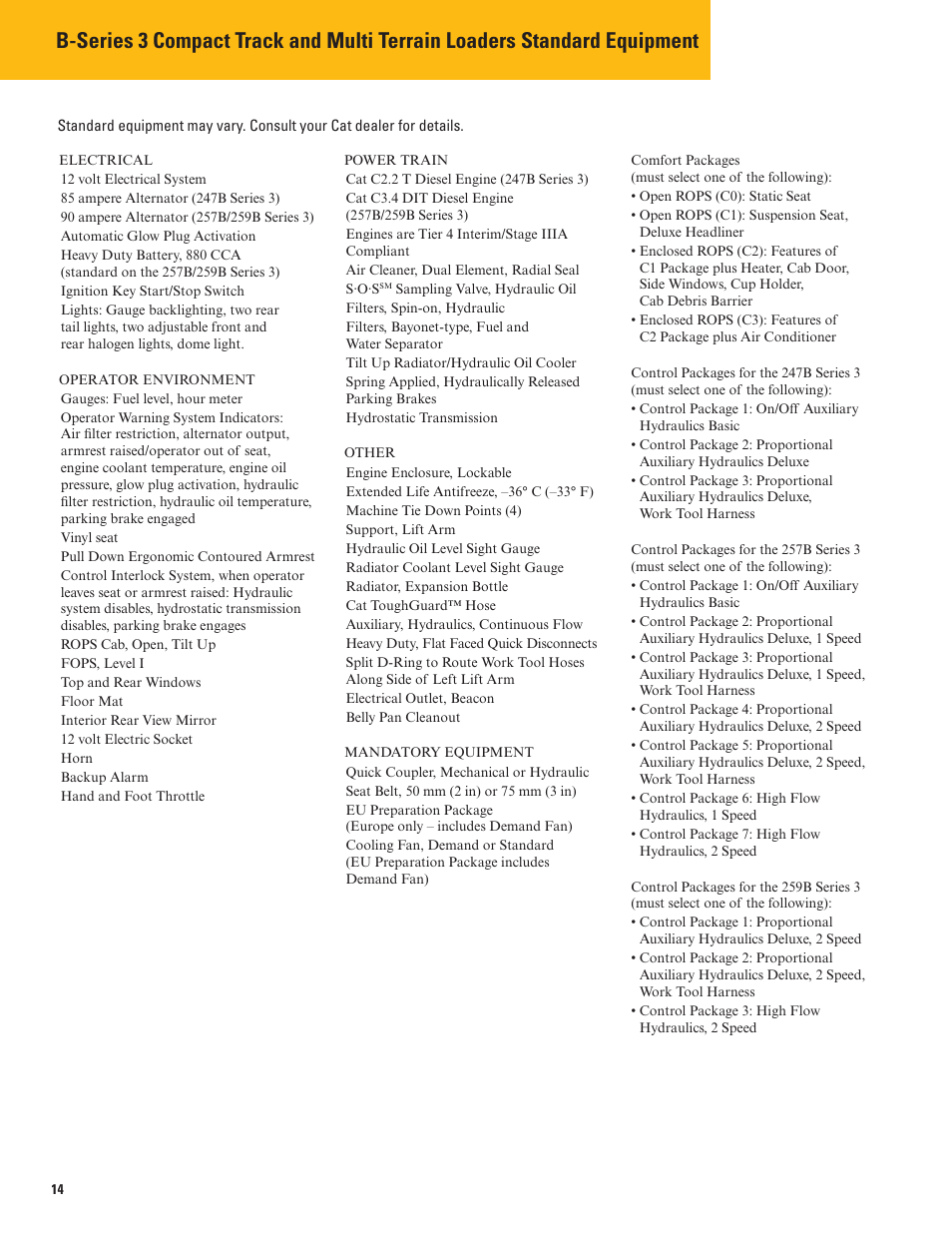 Milton CAT 259B Series3 User Manual | Page 14 / 16