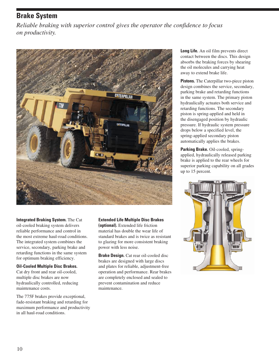 Brake system | Milton CAT 775F User Manual | Page 10 / 28