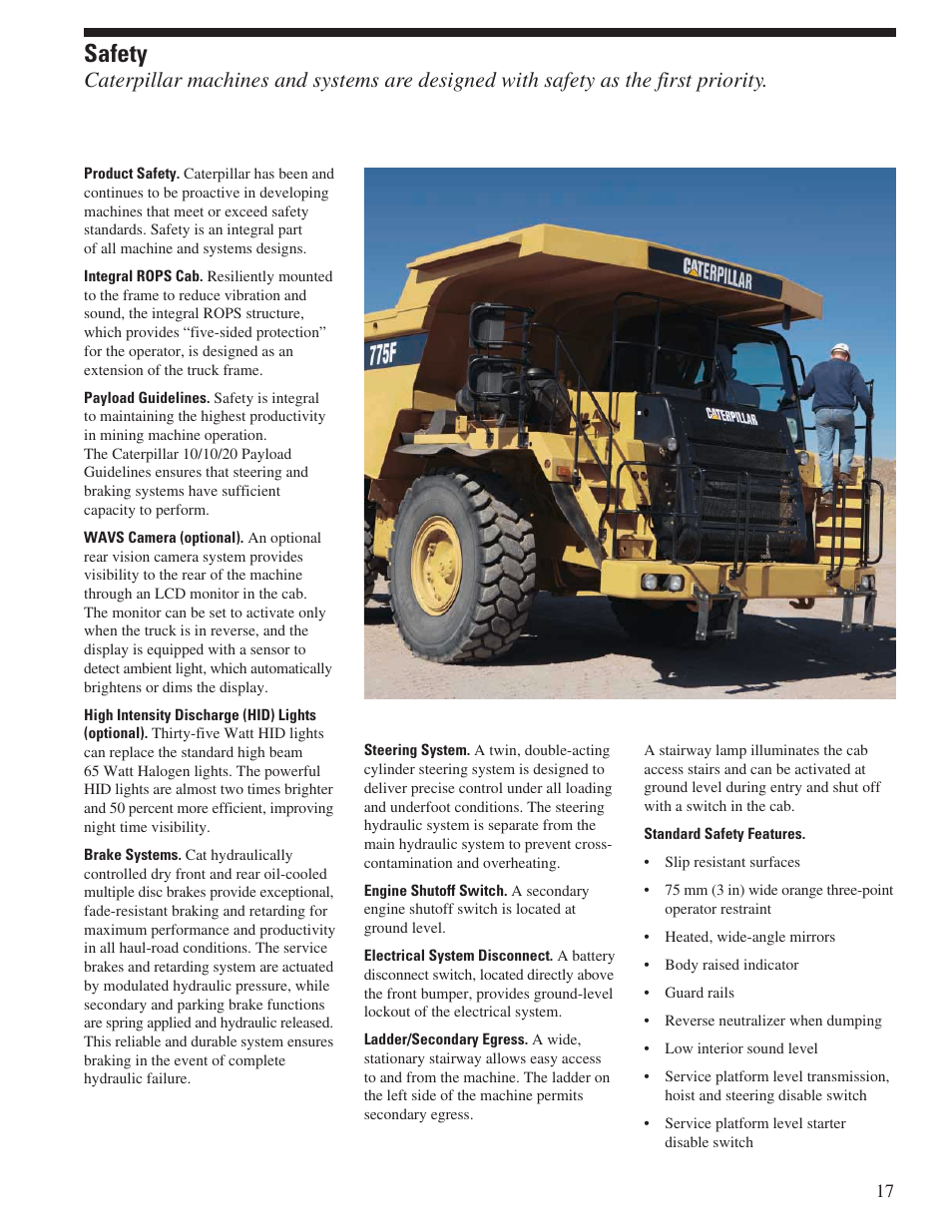 Safety | Milton CAT 775F User Manual | Page 17 / 28