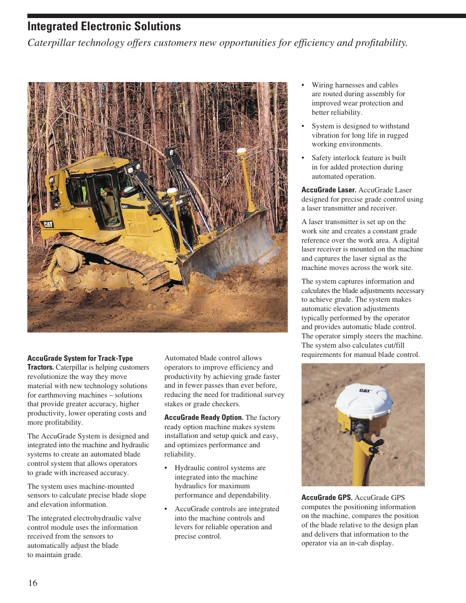 Integrated electronic solutions | Milton CAT D6T User Manual | Page 16 / 28