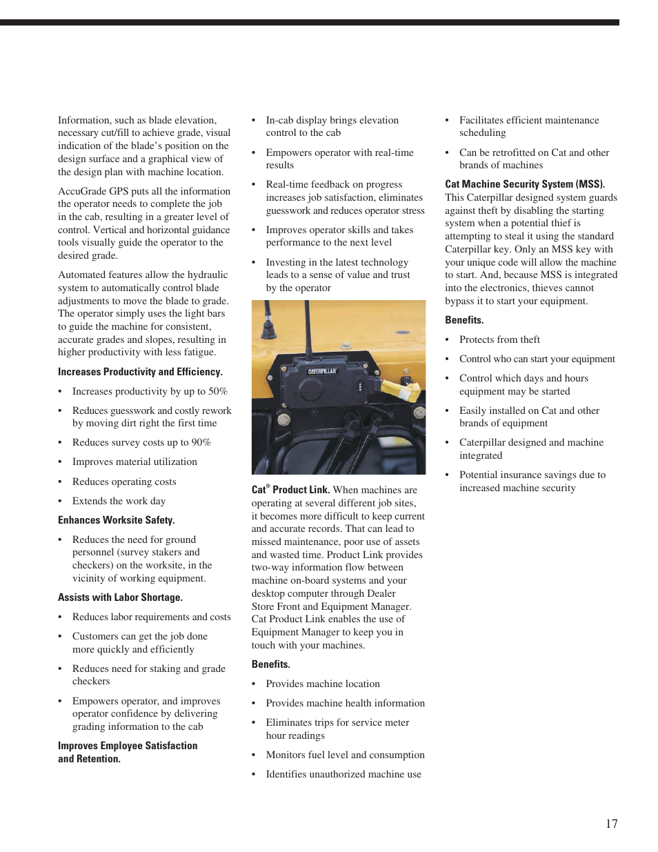 Milton CAT D6T User Manual | Page 17 / 28