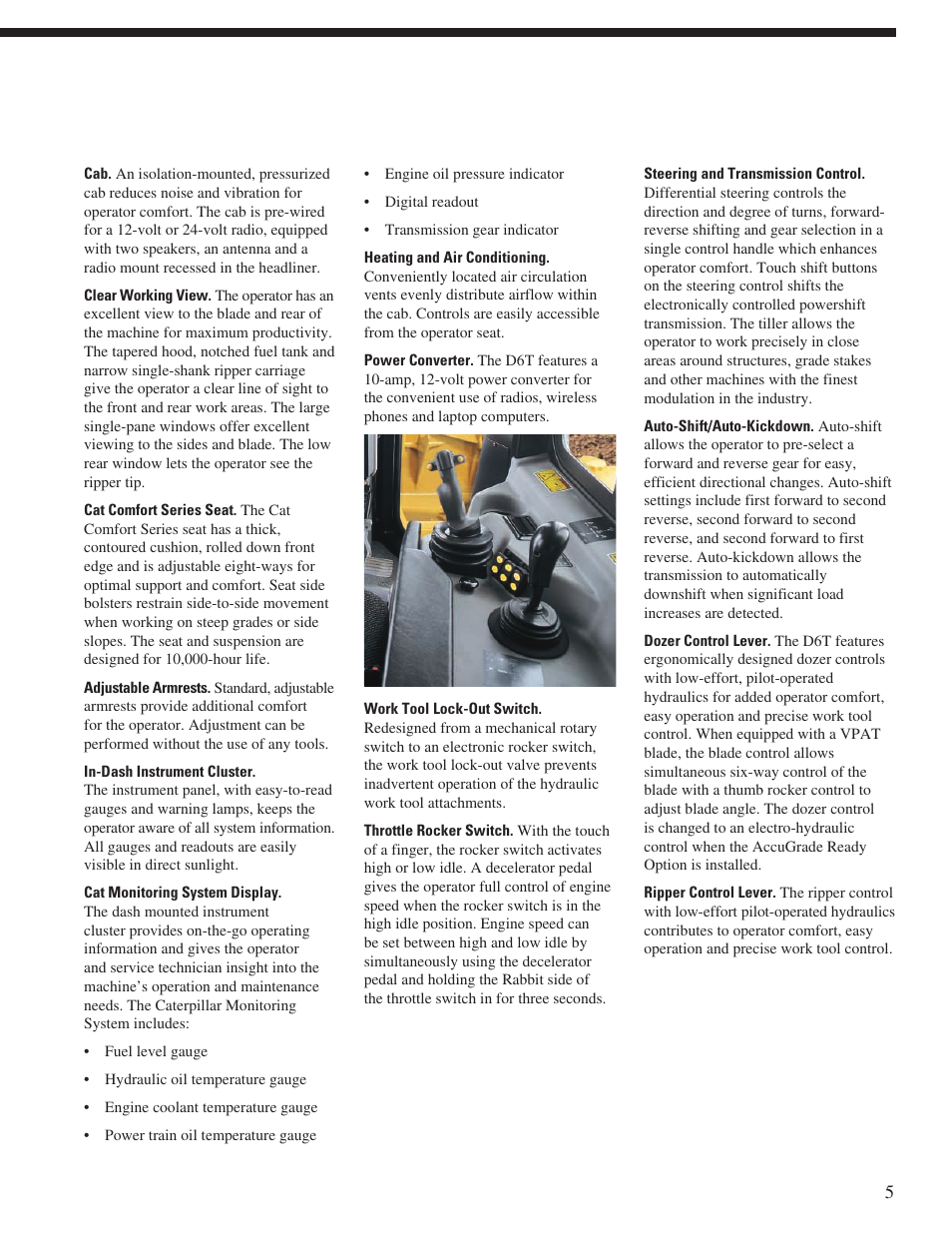 Milton CAT D6T User Manual | Page 5 / 28