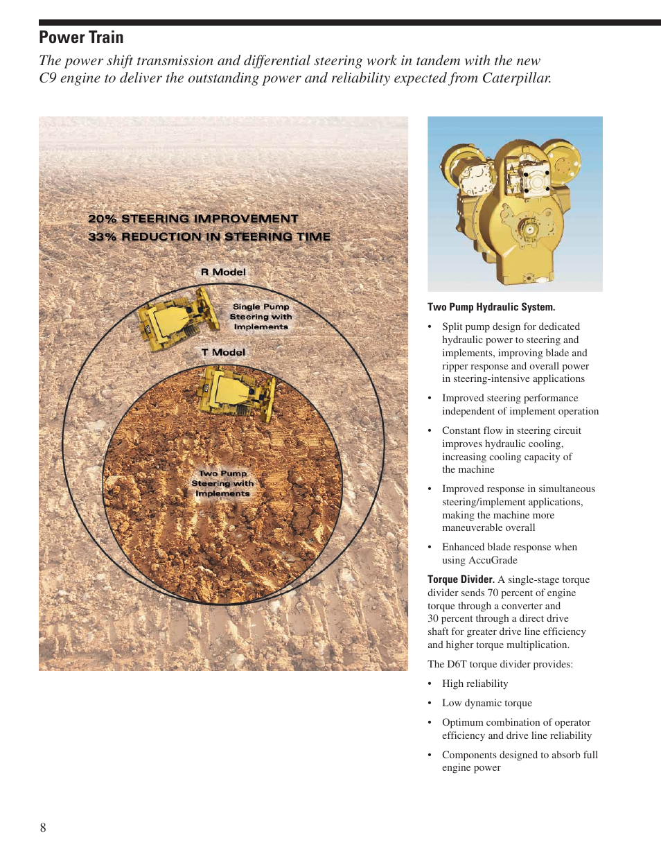 Power train | Milton CAT D6T User Manual | Page 8 / 28