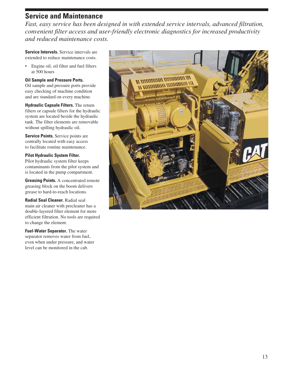 Service and maintenance | Milton CAT 385C L User Manual | Page 13 / 28