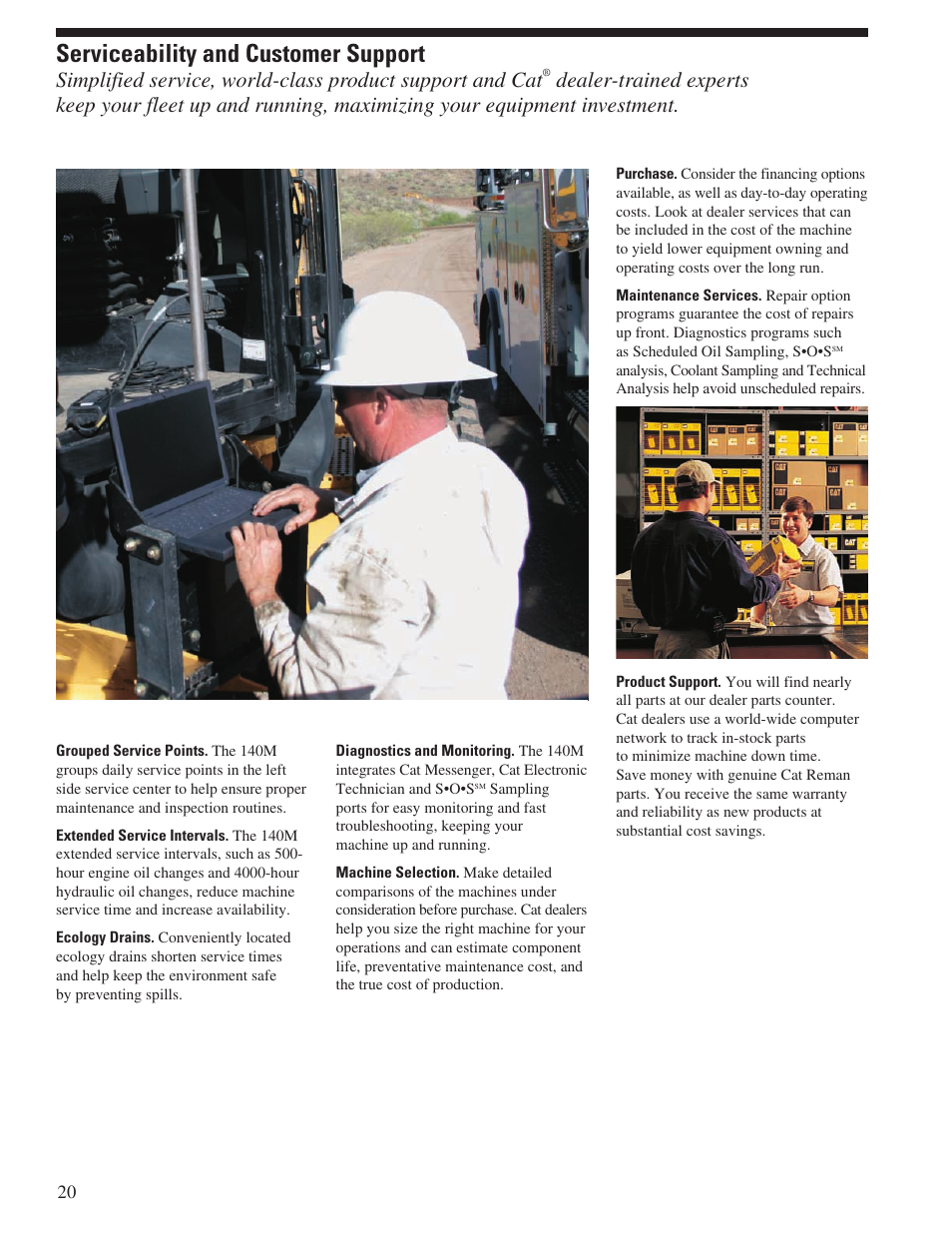 Serviceability and customer support | Milton CAT 140M User Manual | Page 20 / 28