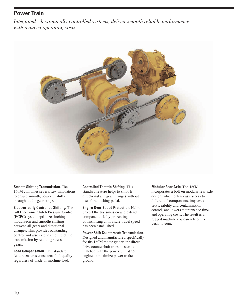 Power train | Milton CAT 160M User Manual | Page 10 / 28