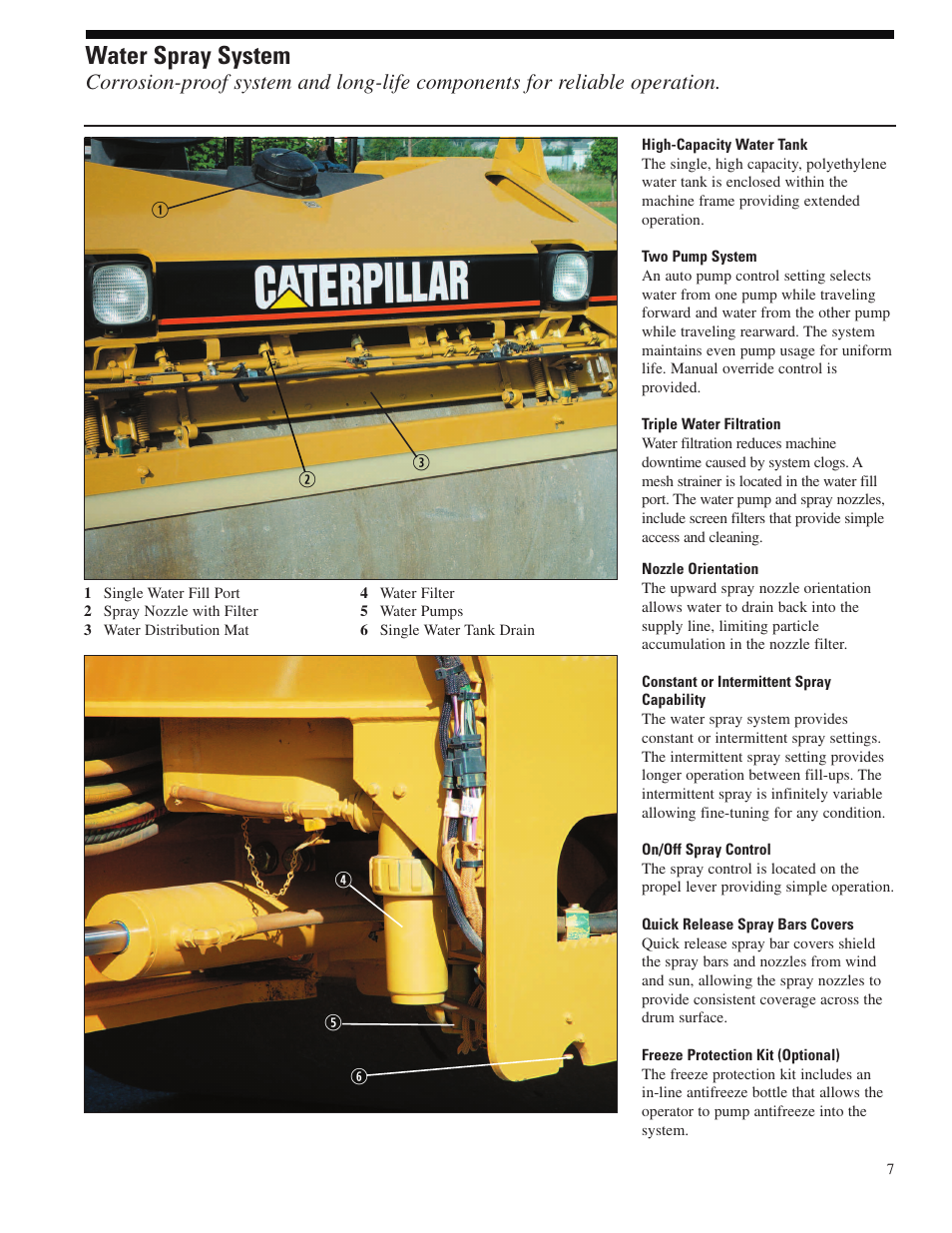 Water spray system | Milton CAT CB-564D User Manual | Page 7 / 12