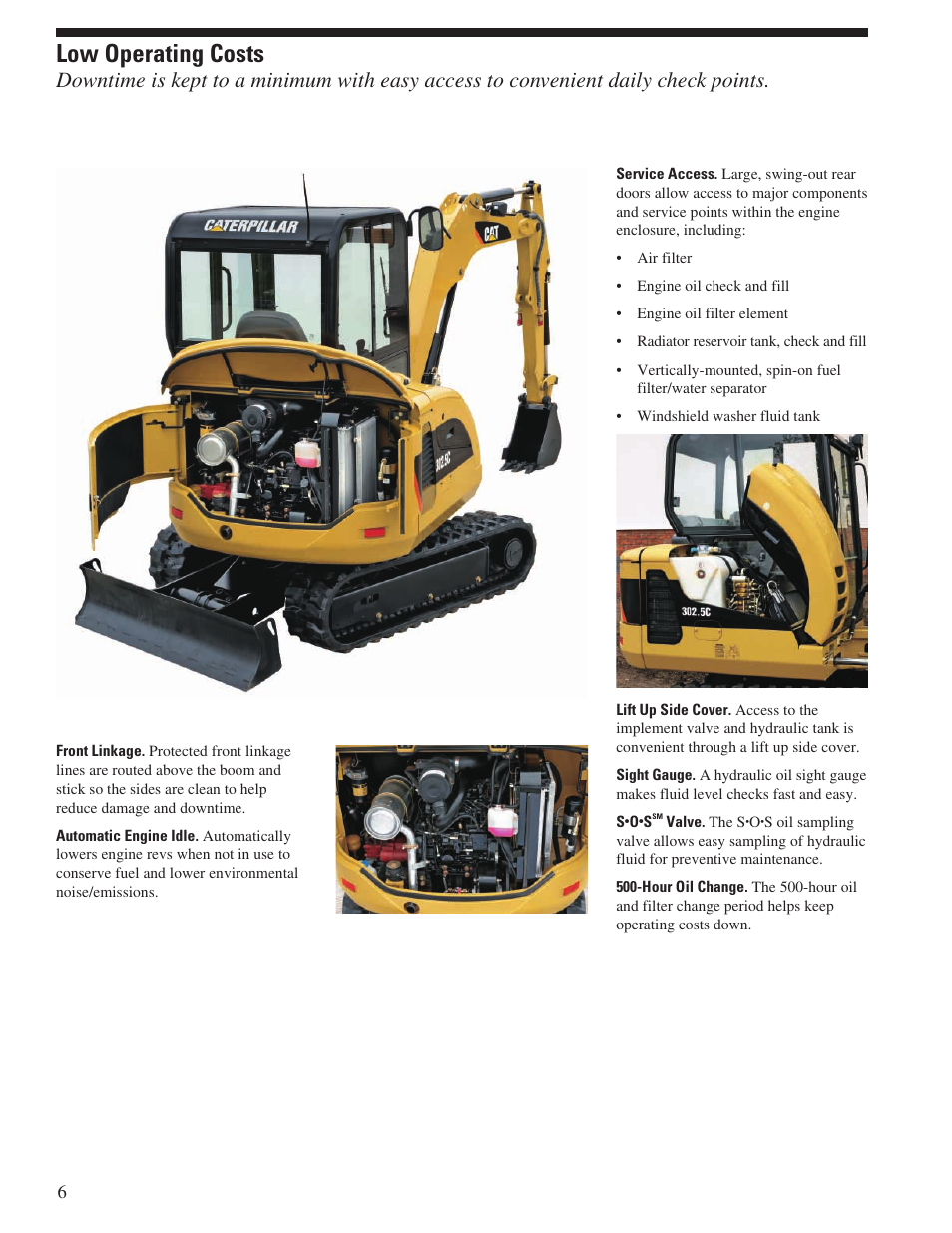 Low operating costs | Milton CAT 302.5C User Manual | Page 6 / 12