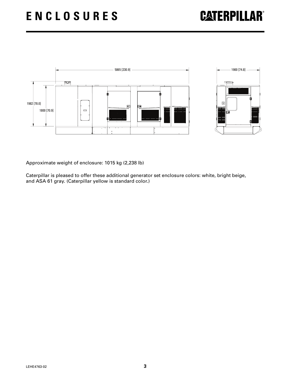 Milton CAT C18 Factory Sound Attenuated Enclosure User Manual | Page 3 / 4