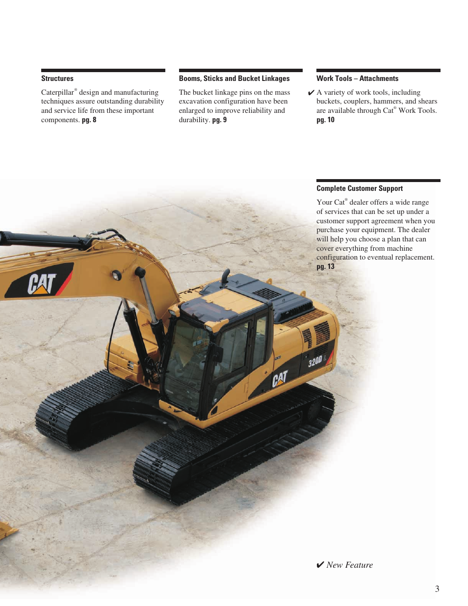New feature 3 | Milton CAT 320D L User Manual | Page 3 / 32