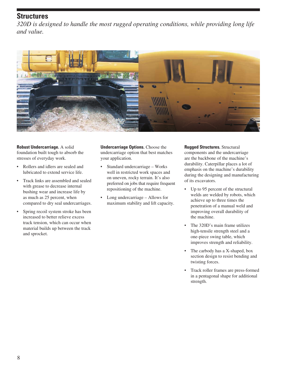 Structures | Milton CAT 320D L User Manual | Page 8 / 32