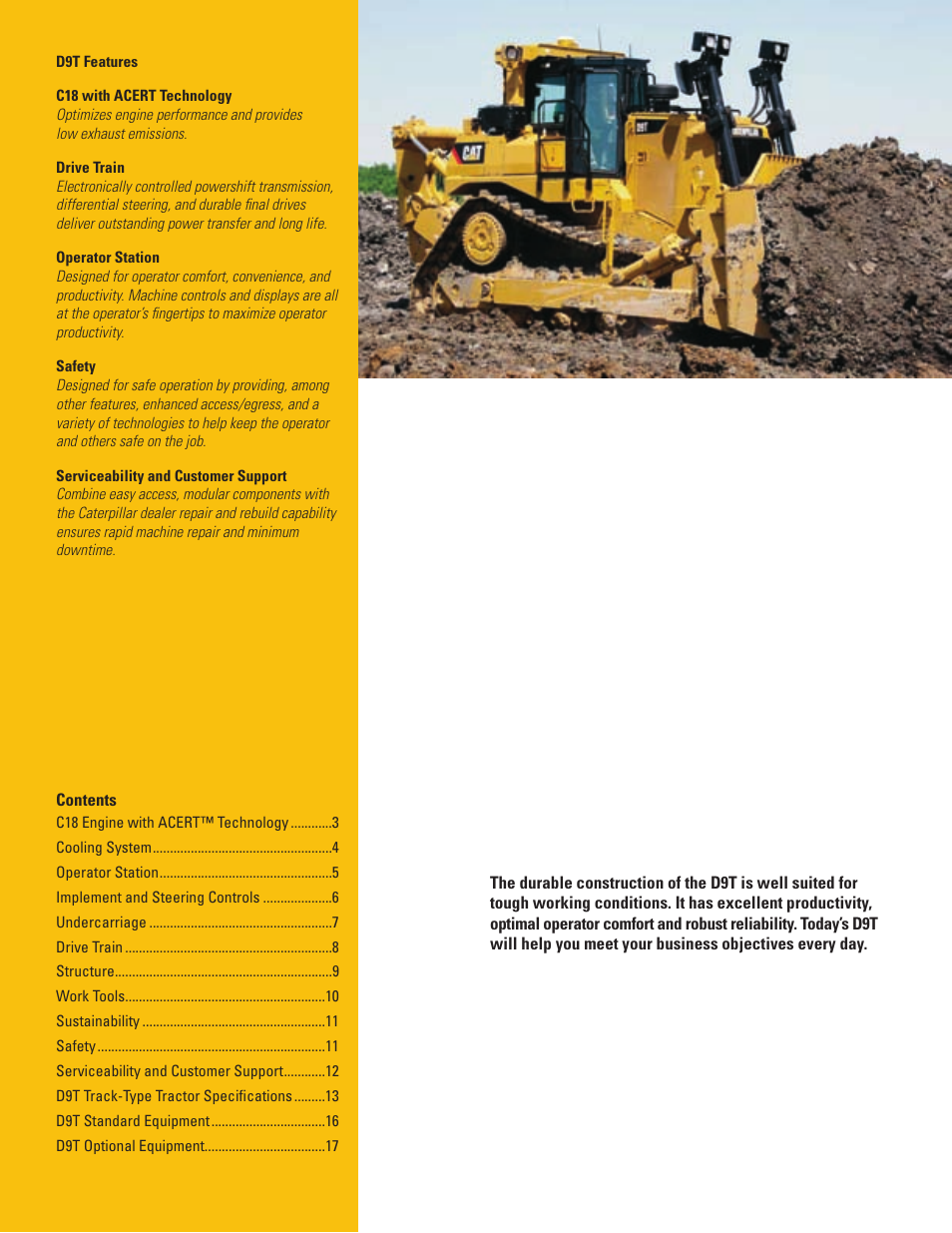 Milton CAT D9T User Manual | Page 2 / 20